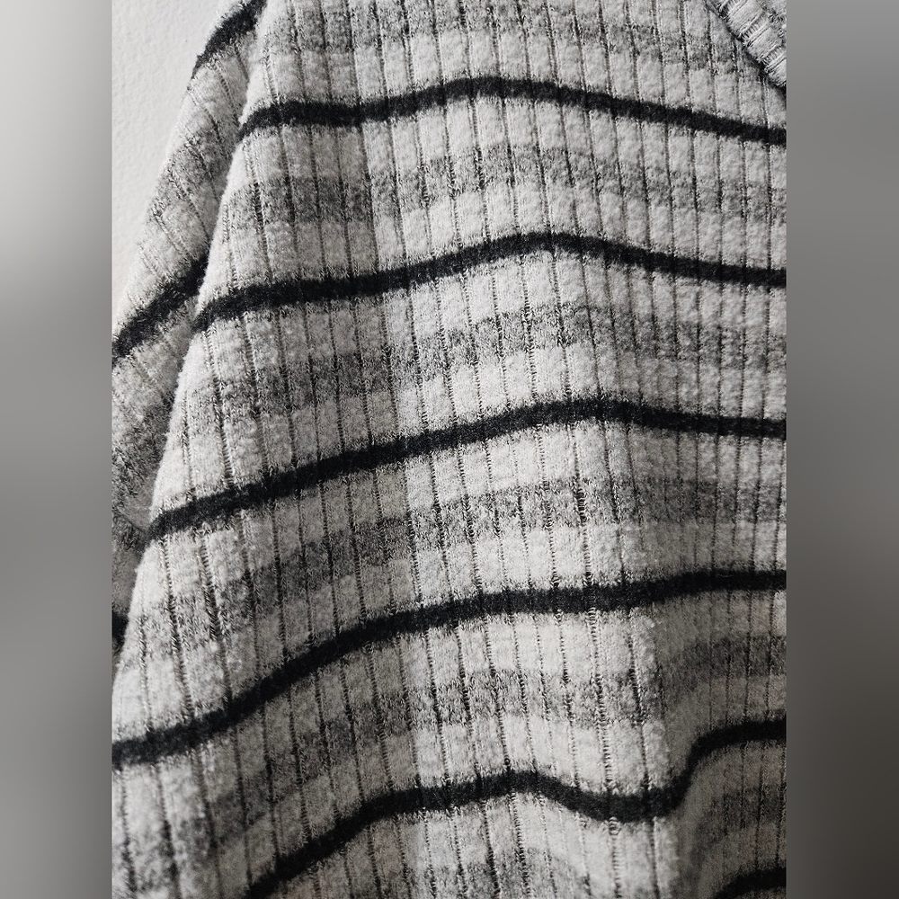 Saturday Sunday By Anthropologie Striped Cowl Neck Sweater - Picture 4 of 5